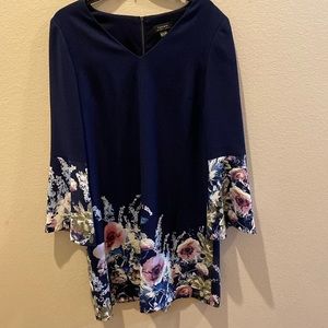 Tahari Navy dress - size 8